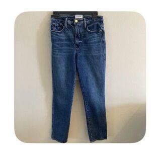 Frame Denim Women's Straight Leg Blue Jeans